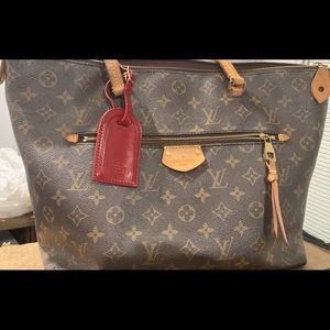 Authentic Louis Vuitton red id tag